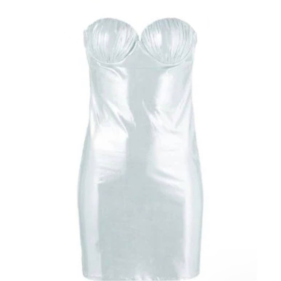 NWOT Revolve Oceanus Strapless Dress - Picture 2 of 4